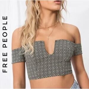 Free People Lucky Now Brami Size Medium NWT Festival Top Boho